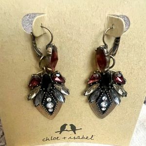 Convertible Garnet Earrings by Chloe and Isabel